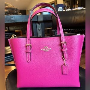 Brand new with tags on, Coach Mollie bag in pink